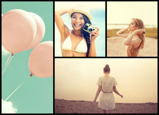 Fotor photo editor Template collage example