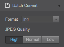 batch convert images to jpg png bmp tiff